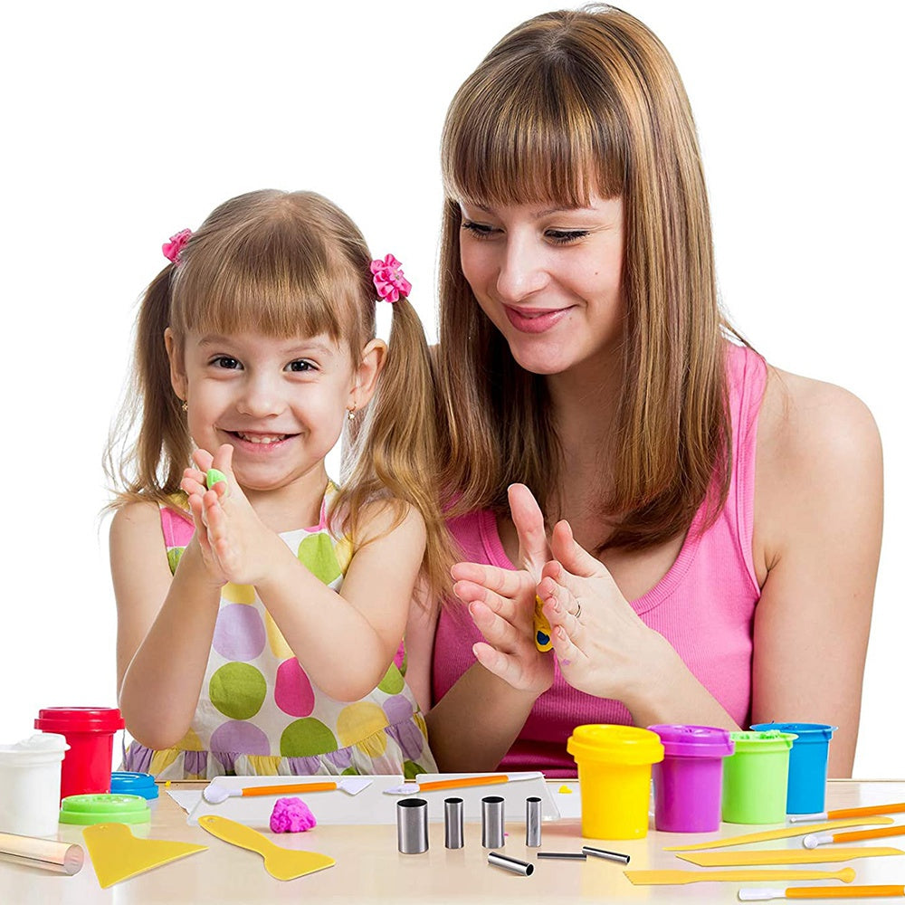 21041223 23Pcs for Home/School Ceramic Clay DIY Carving Tools Set Stainless Steel Cutter Molds Carving Knives Acrylic Sheet Scrapers