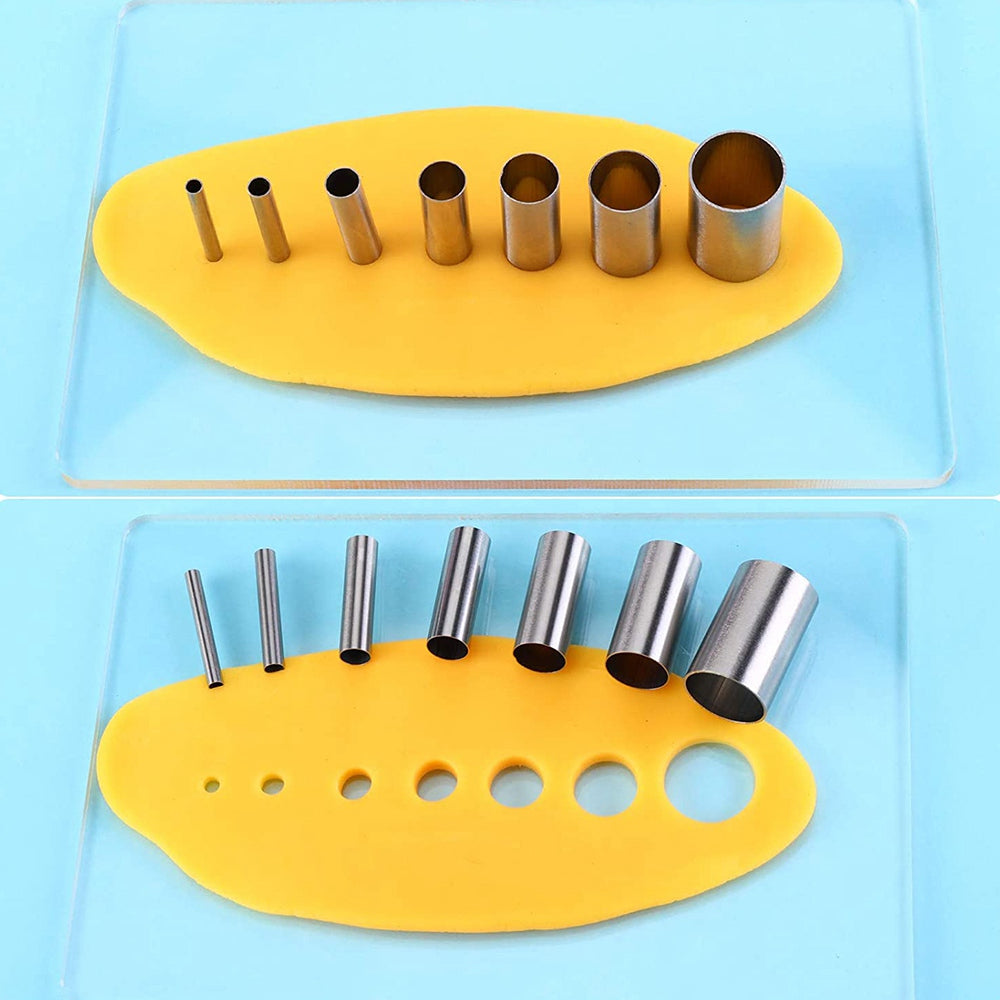 21041223 23Pcs for Home/School Ceramic Clay DIY Carving Tools Set Stainless Steel Cutter Molds Carving Knives Acrylic Sheet Scrapers