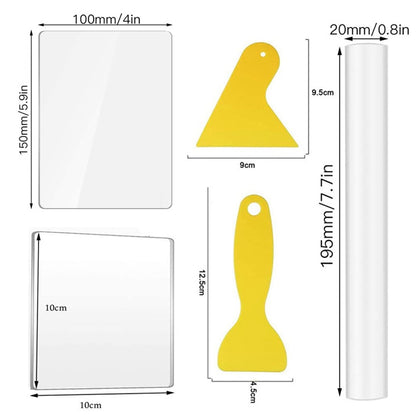 21041223 23Pcs for Home/School Ceramic Clay DIY Carving Tools Set Stainless Steel Cutter Molds Carving Knives Acrylic Sheet Scrapers