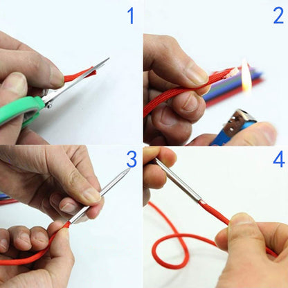 6-In-1 Marlin Spike Set Leathercraft Lacing Needles Stitching Needles Smoothing Tool Marlinspike Kit