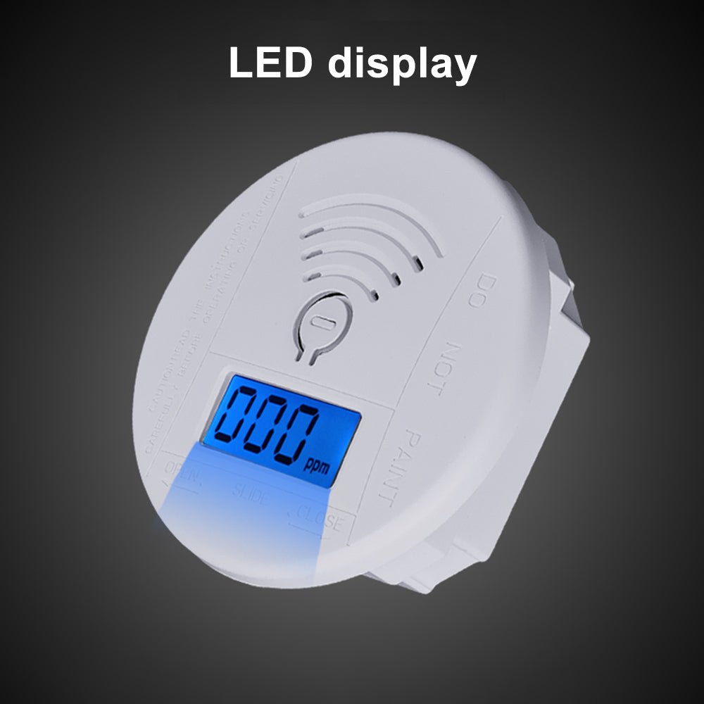 XY-AT-997C High Sensitivity Carbon Monoxide Detector Loud Alarm Home CO Gas HD Display Monitor
