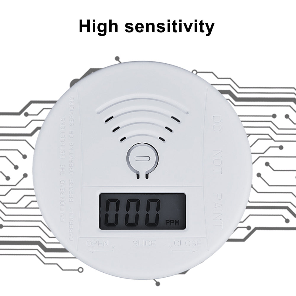 XY-AT-997C High Sensitivity Carbon Monoxide Detector Loud Alarm Home CO Gas HD Display Monitor