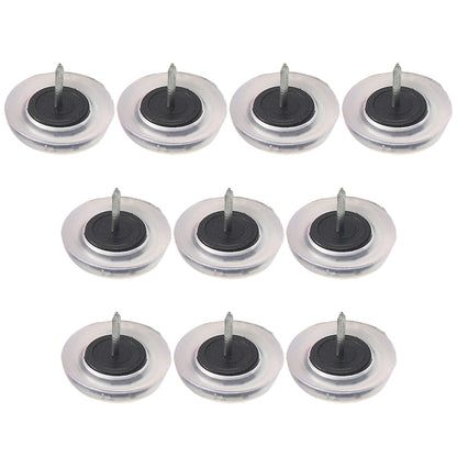 10Pcs PVC Plastic Furniture Feet Nails Protector Ground Chair Leg Floor Nail Anti-skid Sofa Table Bottom Pad