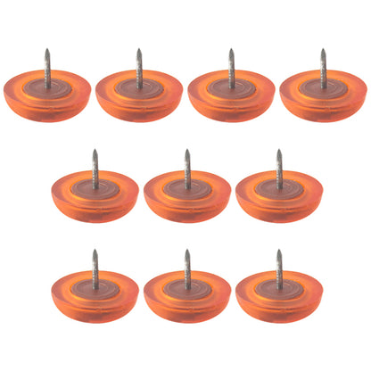 10Pcs PVC Plastic Furniture Feet Nails Protector Ground Chair Leg Floor Nail Anti-skid Sofa Table Bottom Pad