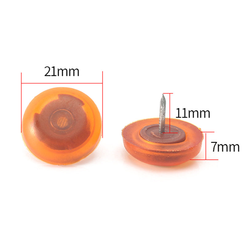 10Pcs PVC Plastic Furniture Feet Nails Protector Ground Chair Leg Floor Nail Anti-skid Sofa Table Bottom Pad