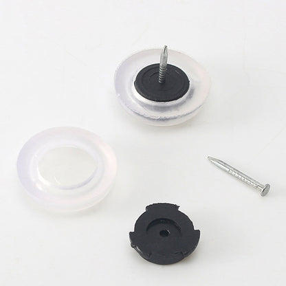 10Pcs PVC Plastic Furniture Feet Nails Protector Ground Chair Leg Floor Nail Anti-skid Sofa Table Bottom Pad