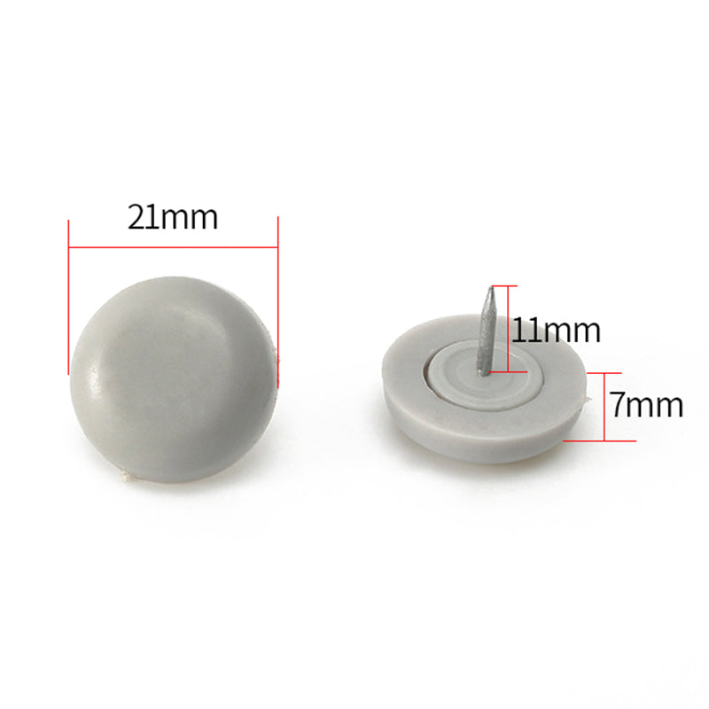 10Pcs PVC Plastic Furniture Feet Nails Protector Ground Chair Leg Floor Nail Anti-skid Sofa Table Bottom Pad