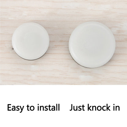 20Pcs / Set 28mm Diameter Thickened Furniture Nail-on Sliders Pads Floor Protector for Chair Table Sofa Feet Protecting Wooden Floor