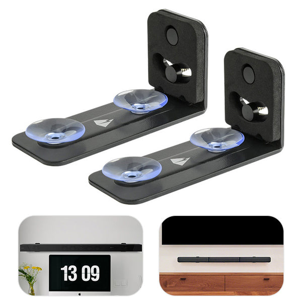 1 Pair Soundbar Wall Mount Bracket Kit Universal Sound Bar Holder Shelf for Bose Samsung JBL