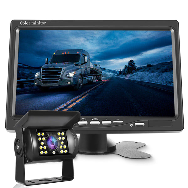 7-Inch Car Monitor Set Wireless Back-Up Camera Bus Wireless Rear View System (Digital Version)