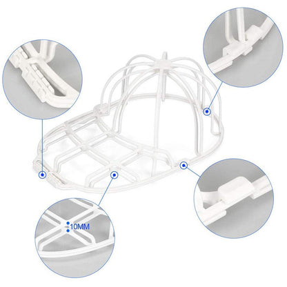 2Pcs / Set Baseball Hat Washer Cap Washer PP Frame Cage Hat Protector Rack