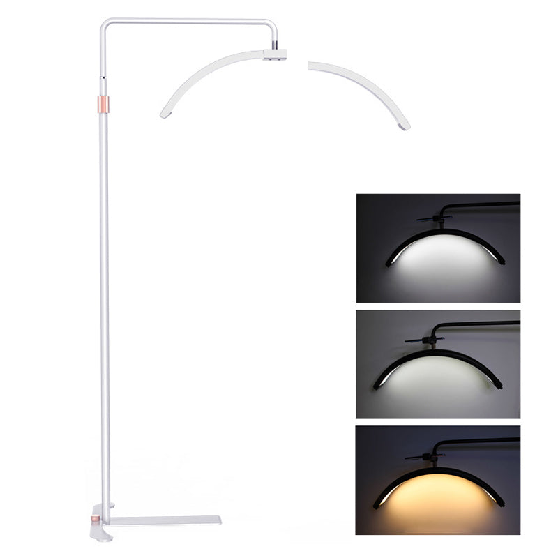 M5X Floor Standing Beauty Light with Dual Heads 26" Whitening Fill Light Moon Shaped Nail Beauty Eyelash Light