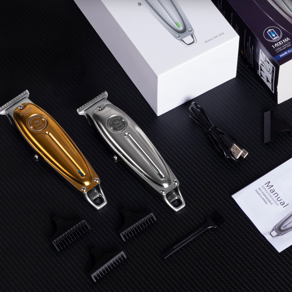 KEMEI KM-1949 Professional Hair Clipper USB Rechargeable Men Electric Cordless Hair Trimmer
