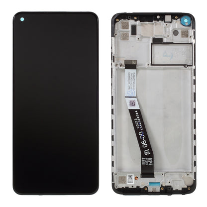 LCD Screen and Digitizer Assembly + Frame Part (without Logo) for Xiaomi Redmi Note 9/Redmi 10X 4G