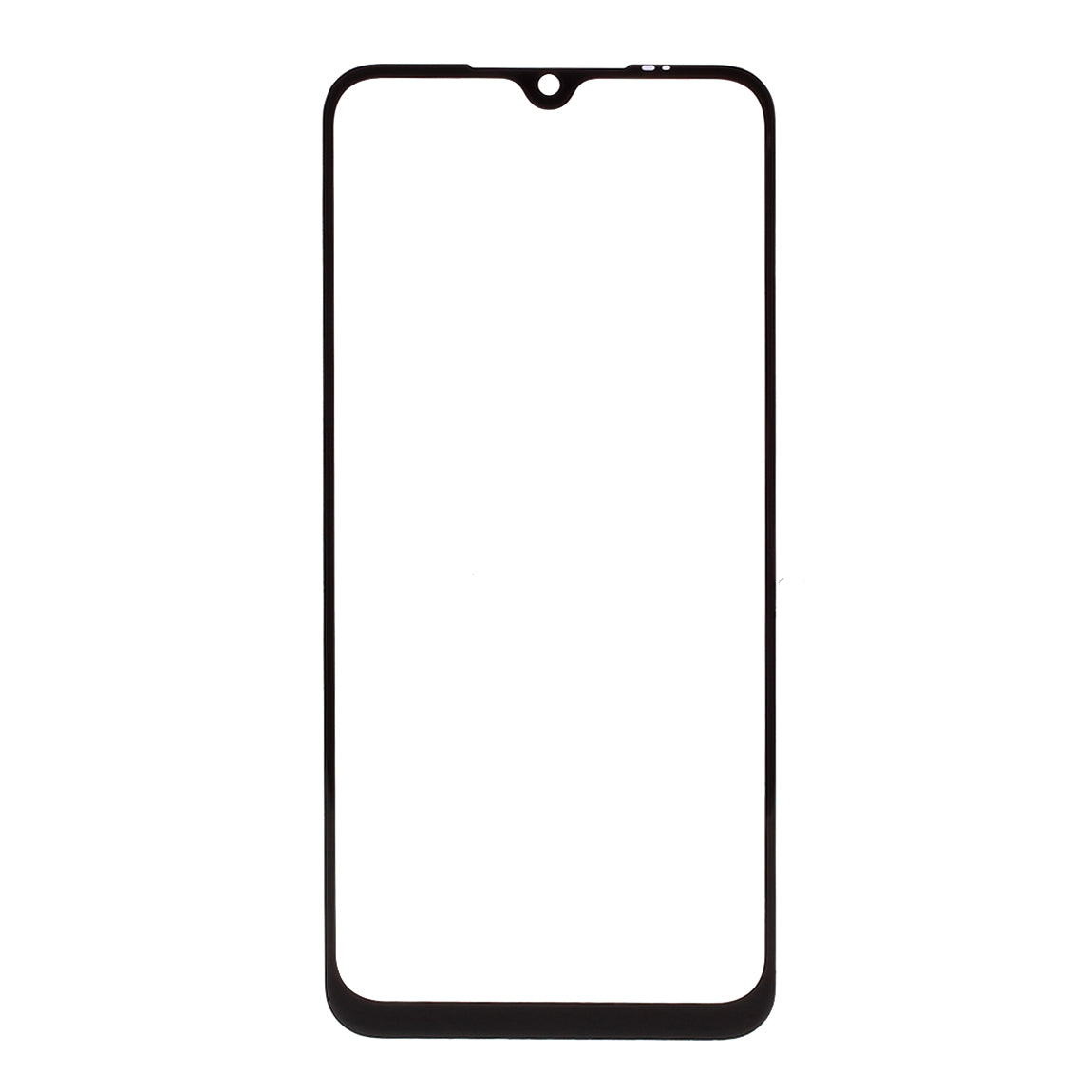Screen Glass Lens + OCA Adhesive Replacement for Xiaomi Redmi Note 8 (without Logo)