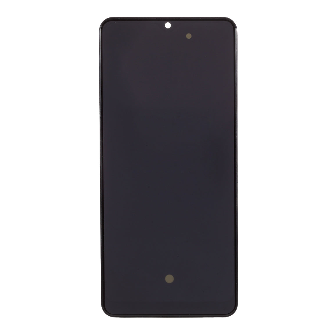 OLED Screen and Digitizer Assembly + Frame Replacement Part (Without LOGO) for Samsung Galaxy A31 SM-A315 - Black