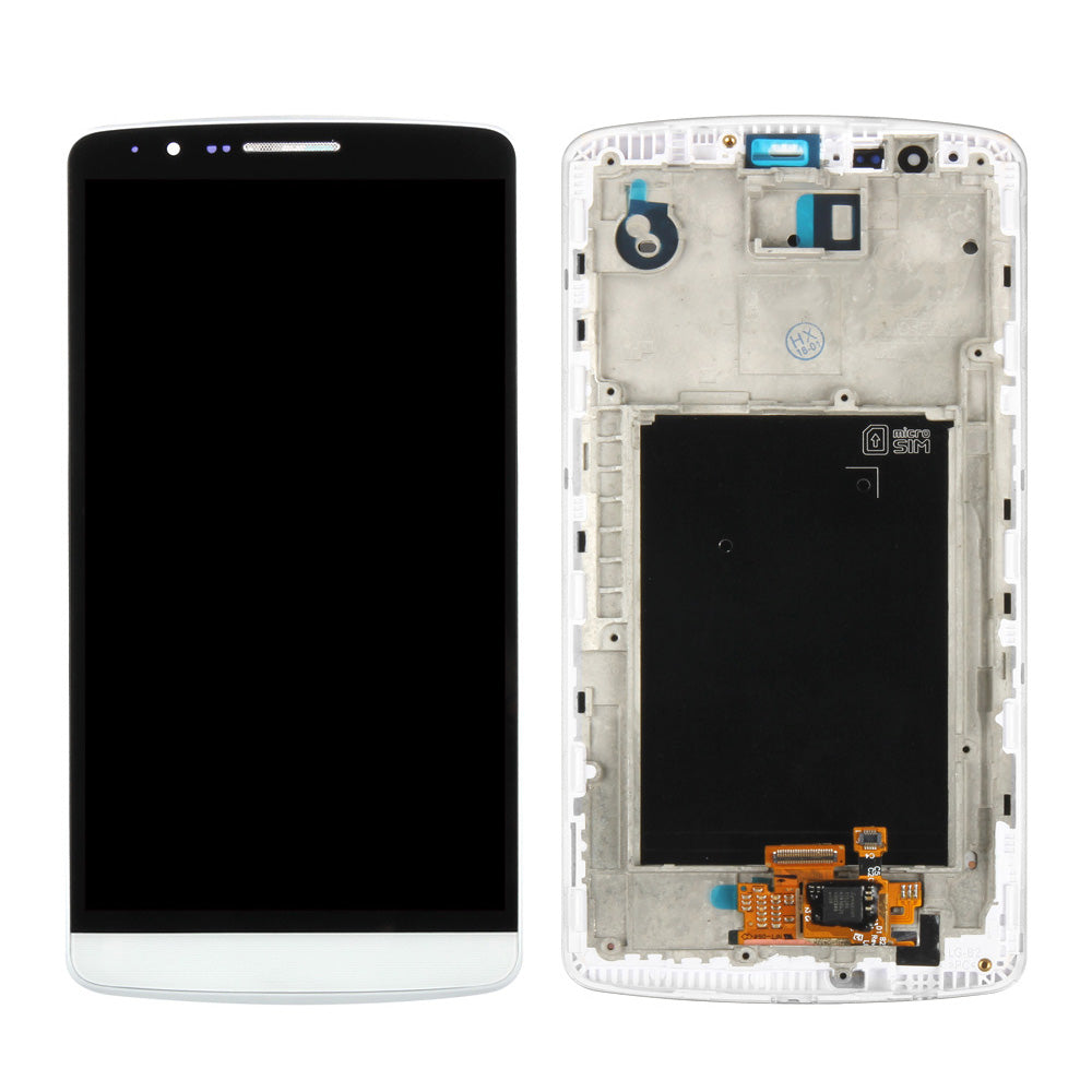 LCD Screen and Digitizer Full Assembly with Frame Replacement for LG G3 D850/D855/D852