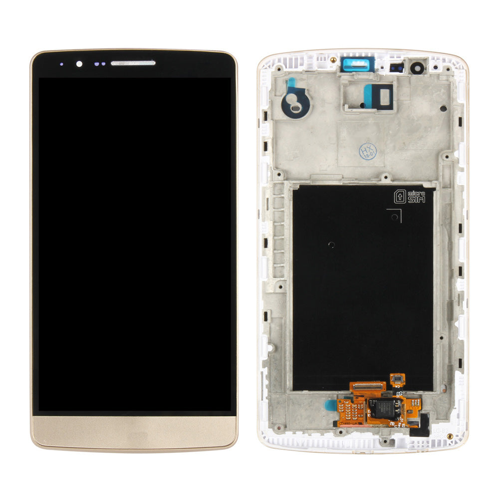 LCD Screen and Digitizer Full Assembly with Frame Replacement for LG G3 D850/D855/D852