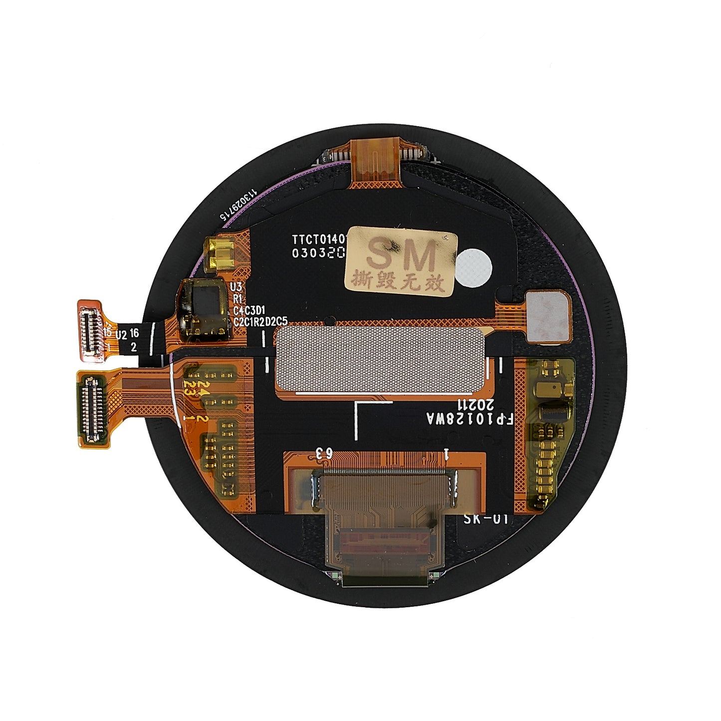 For Huawei Watch GT 2e 2020 1.39" Grade S OEM Replacement OLED Screen and Digitizer Assembly Part with Dial Numerals (without Logo)