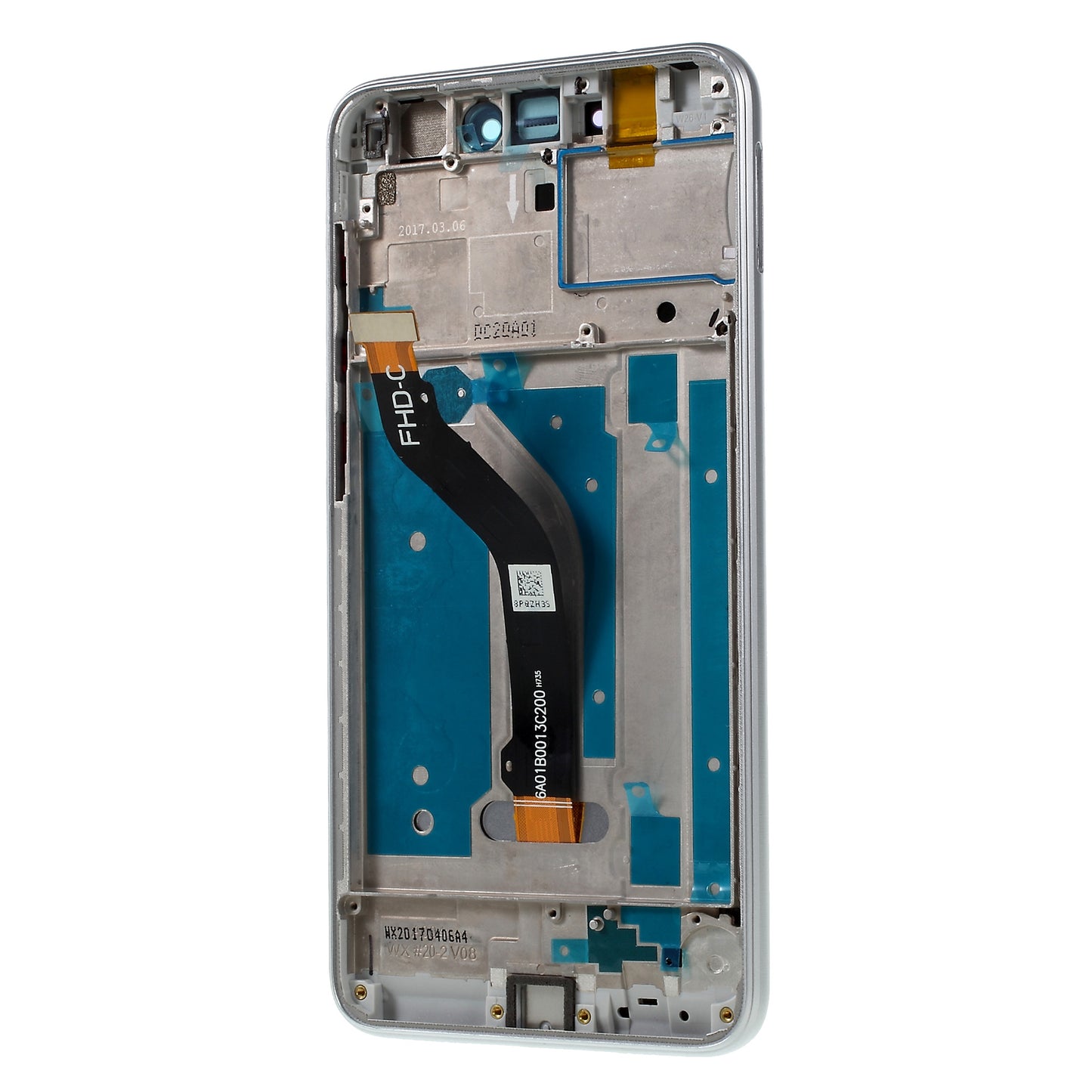 For Huawei P8 Lite (2017)/Honor 8 Lite Grade B LCD Screen and Digitizer Assembly + Frame Part (without Logo)