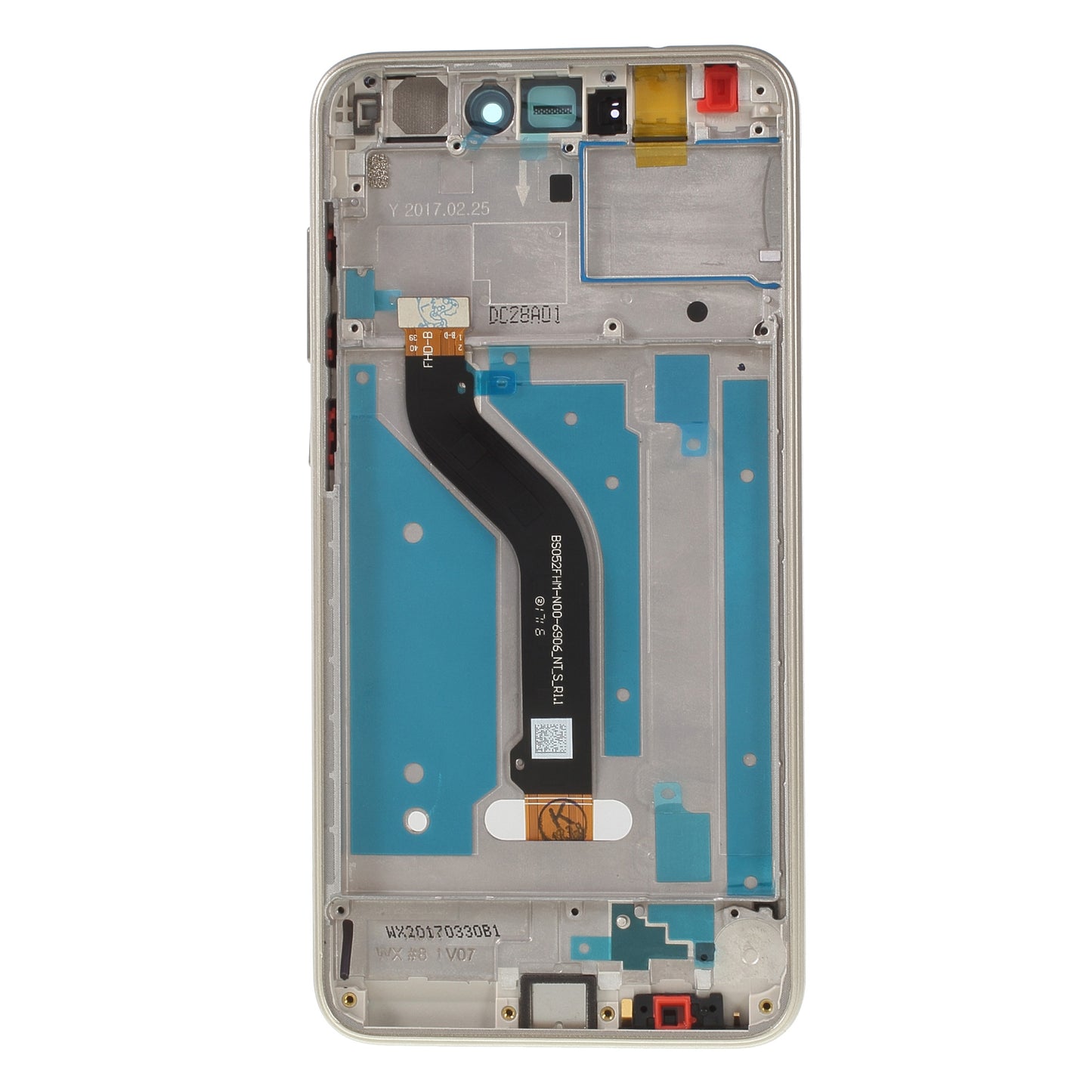 For Huawei P8 Lite (2017)/Honor 8 Lite Grade B LCD Screen and Digitizer Assembly + Frame Part (without Logo)