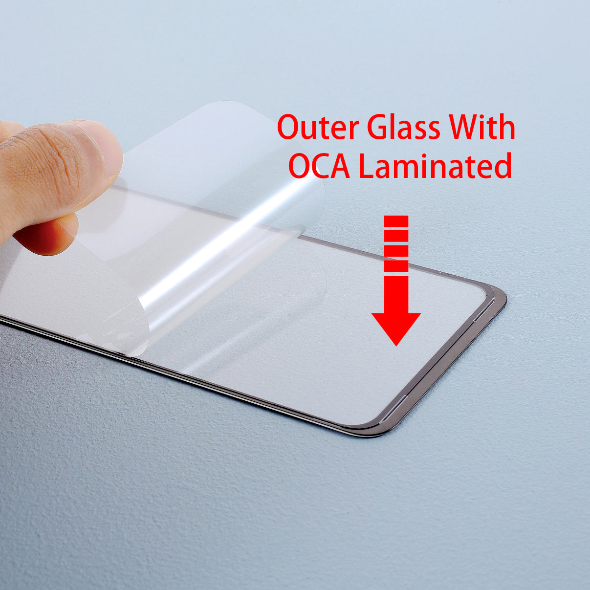 For Samsung Galaxy A10e A102/A20e A202 Screen Glass Lens + OCA Adhesive Replacement (without Logo)