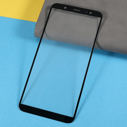 For Samsung Galaxy J8 (2018) J810 Screen Glass Lens + OCA Adhesive Replacement (without Logo)