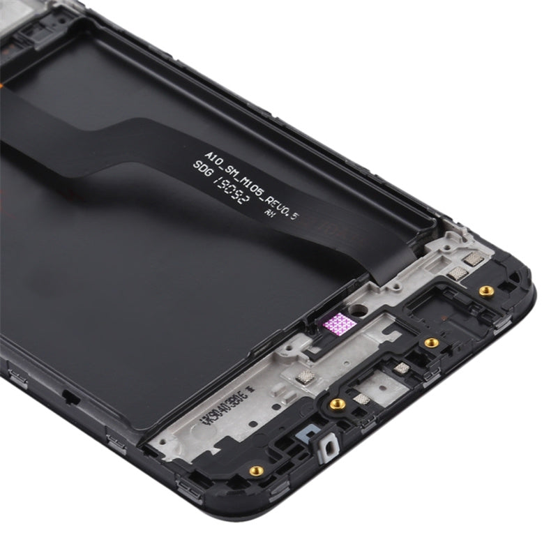 For Samsung Galaxy A10 A105 Grade C LCD Screen and Digitizer Assembly + Frame Replacement Part (without Logo)