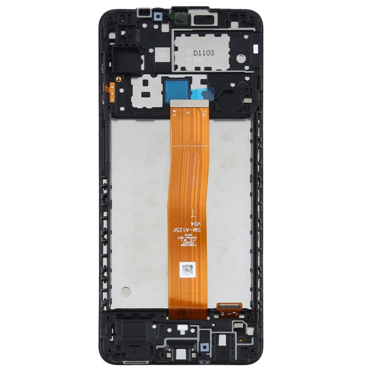 For Samsung Galaxy A12 A125 Grade S OEM LCD Screen and Digitizer Assembly + Frame Part (without Logo)