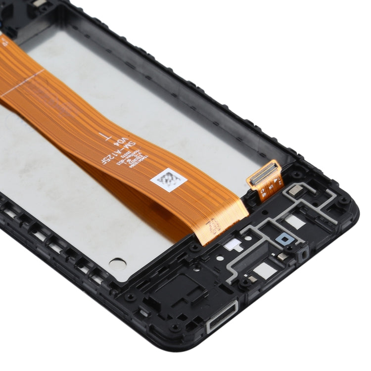 For Samsung Galaxy A12 A125 Grade S OEM LCD Screen and Digitizer Assembly + Frame Part (without Logo)