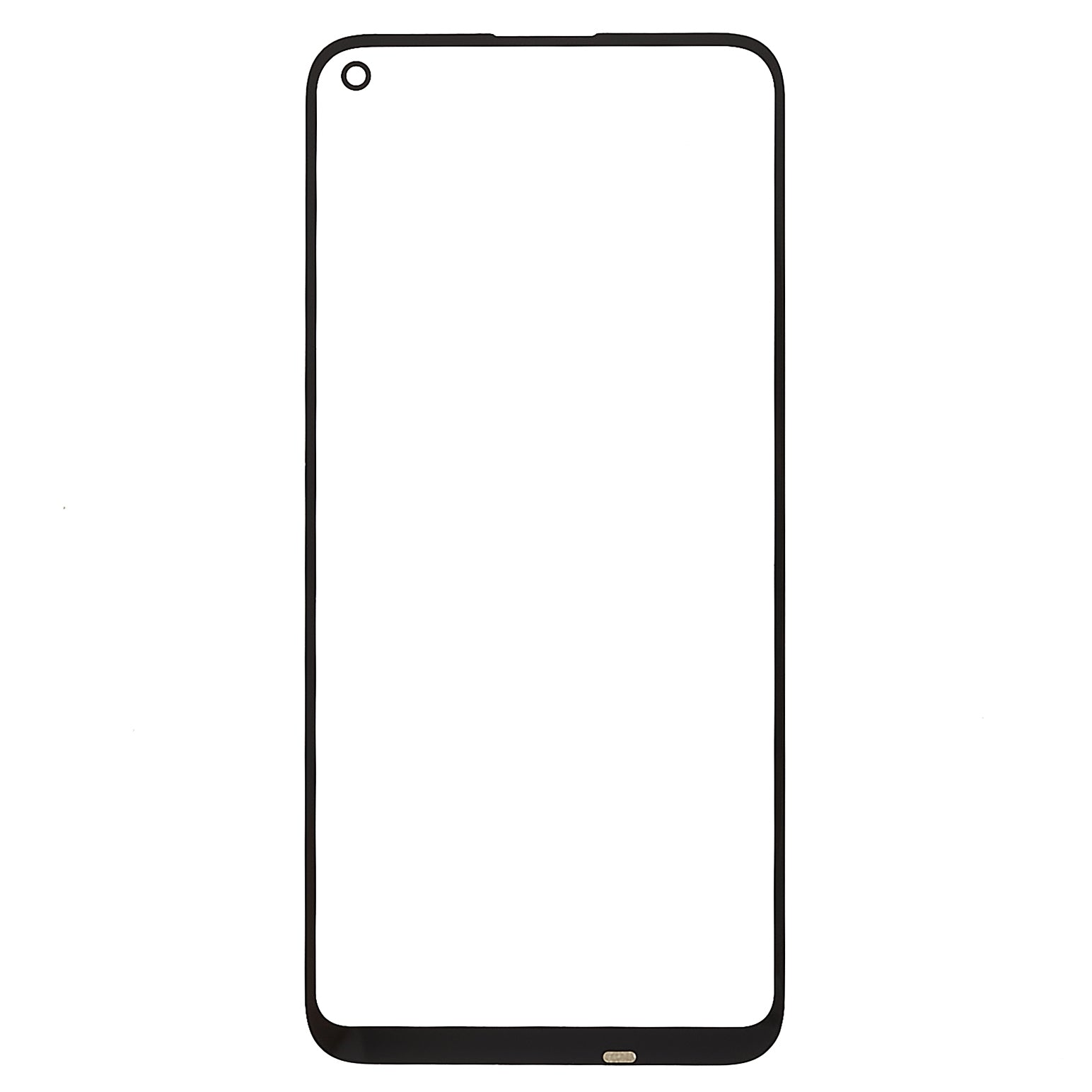 For Huawei P40 lite E/Y7p 2020 Grade C Screen Glass Lens + OCA Adhesive Replacement (without Logo)