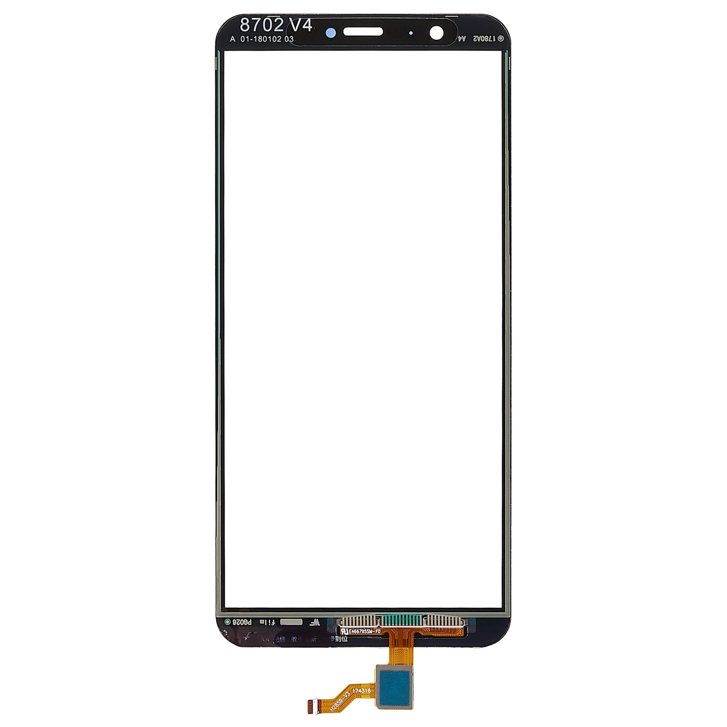 For Huawei Honor 9 Lite/Honor 9 Youth Edition Digitizer Touch Screen Glass Replacement Part (without Logo) - Black
