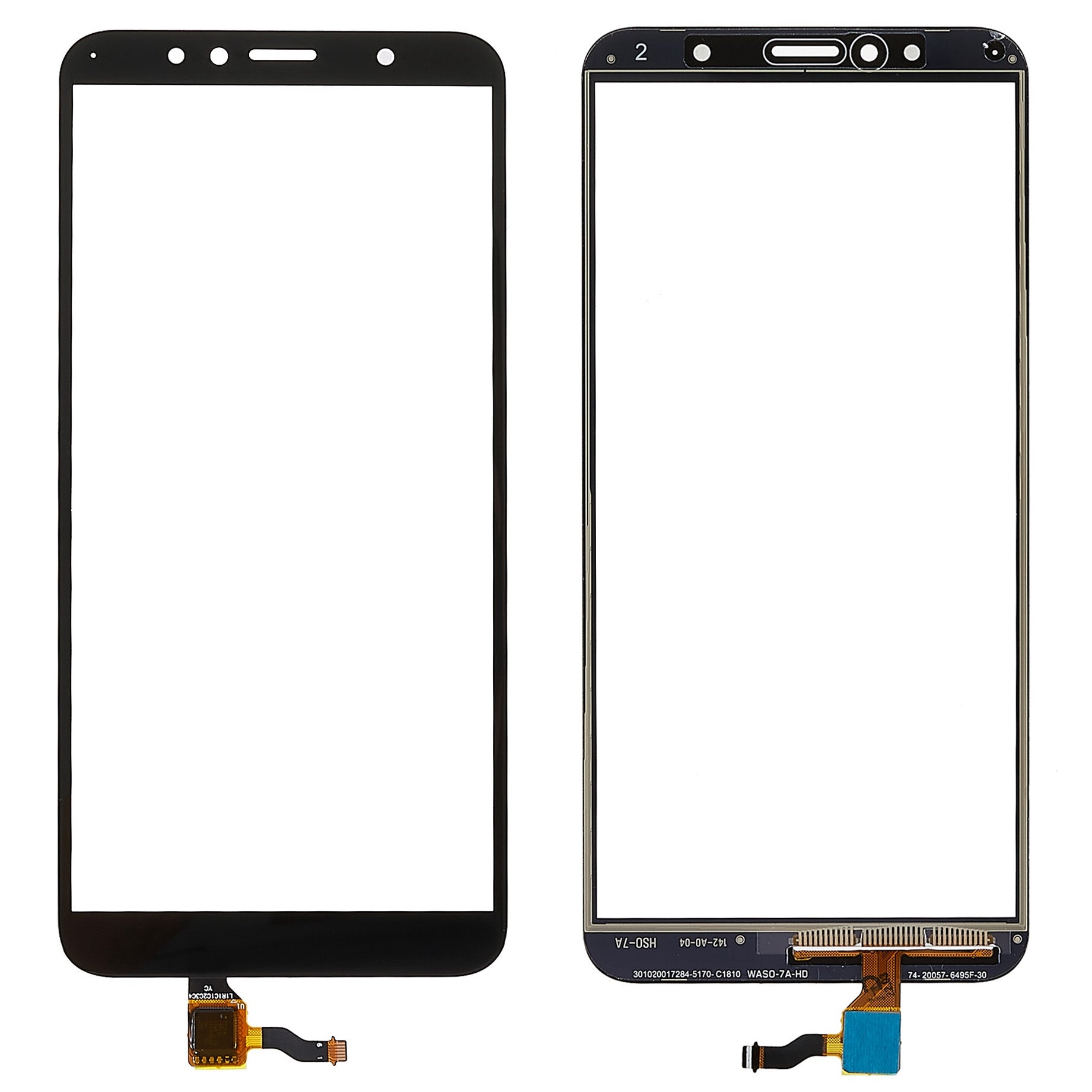 For Honor 7A (with Fingerprint Sensor)/Huawei Y6 (2018) Digitizer Touch Screen Glass Replacement Part (without Logo)