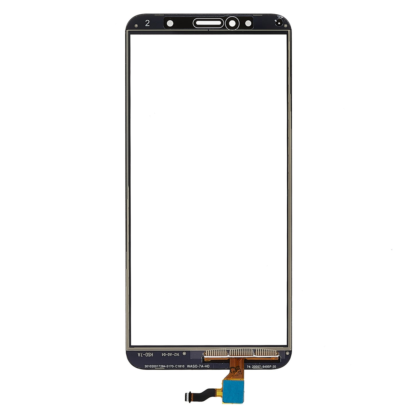 For Honor 7A (with Fingerprint Sensor)/Huawei Y6 (2018) Digitizer Touch Screen Glass Replacement Part (without Logo)