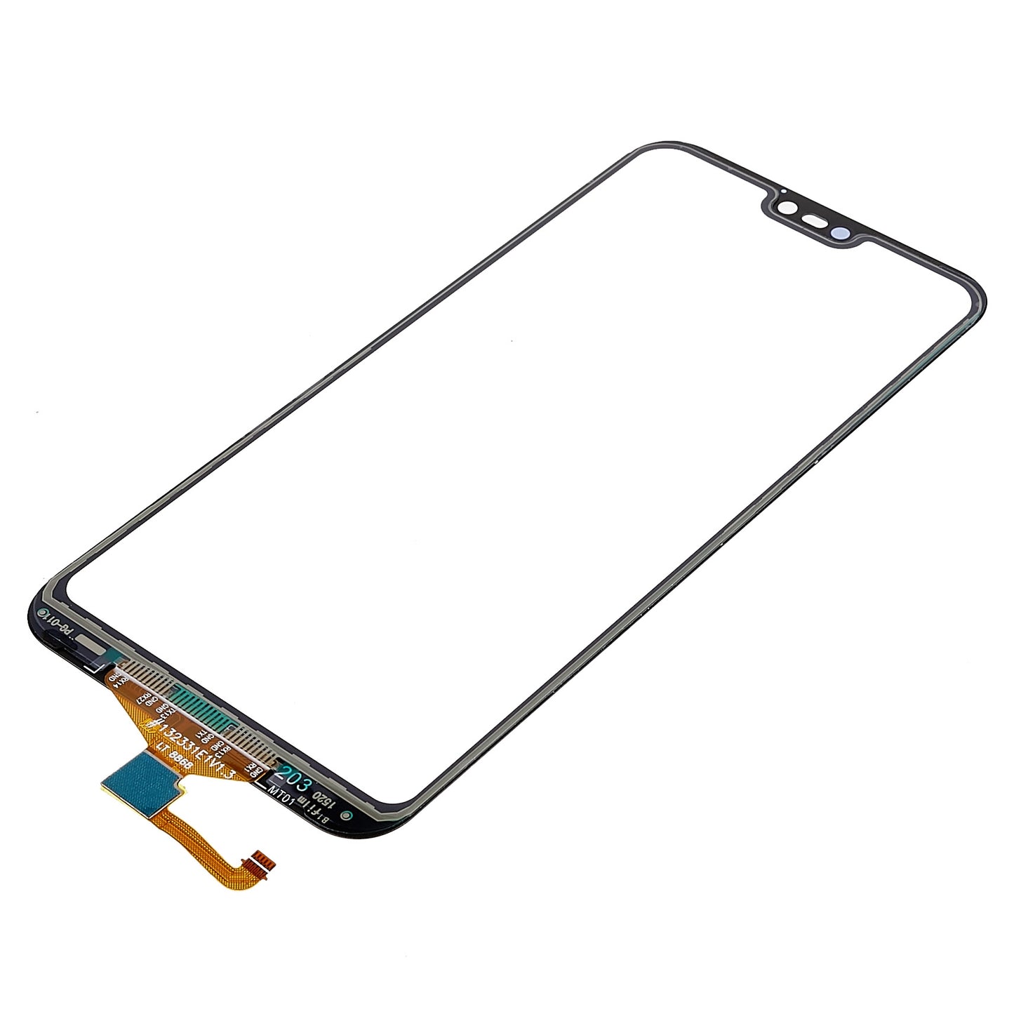 For Huawei P20 Lite (2018)/Nova 3e (China) Digitizer Touch Screen Glass Replacement Part (without Logo) - Black
