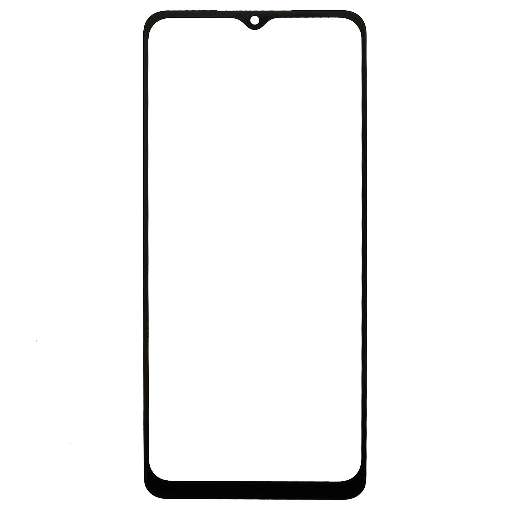 For Samsung Galaxy A23 4G (164.5 x 76.9 x 8.4 mm) A235 Front Screen Glass Lens + OCA Adhesive Replacement Parts (without Logo)