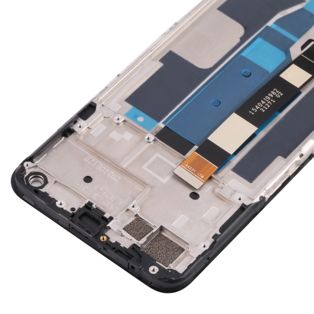 For Realme 8 5G RMX3241 Grade S OEM LCD Screen and Digitizer Assembly + Frame Repair Part (without Logo)