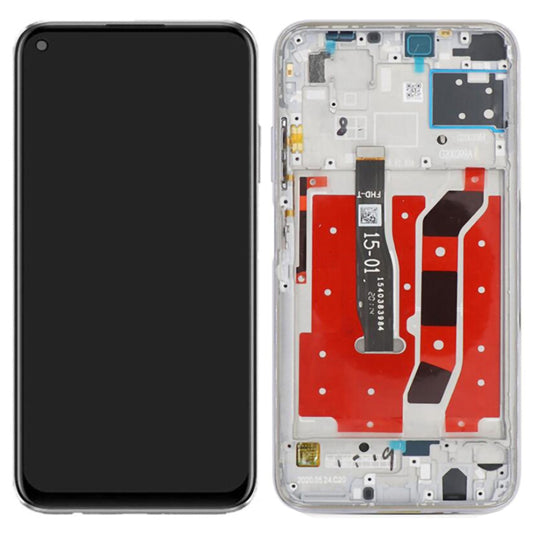 For Huawei nova 7i Grade C LCD Screen and Digitizer Assembly + Frame (without Logo)