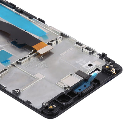 For Nokia 5.1 Grade S OEM LCD Screen and Digitizer Assembly + Frame Part - Black
