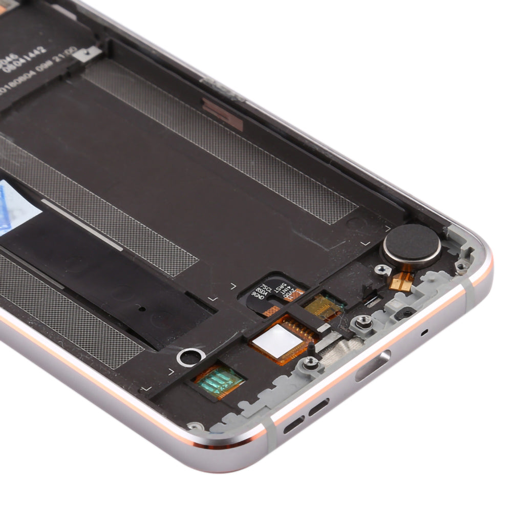 For Nokia 7.1 Grade S OEM LCD Screen and Digitizer Assembly + Frame Part - Silver