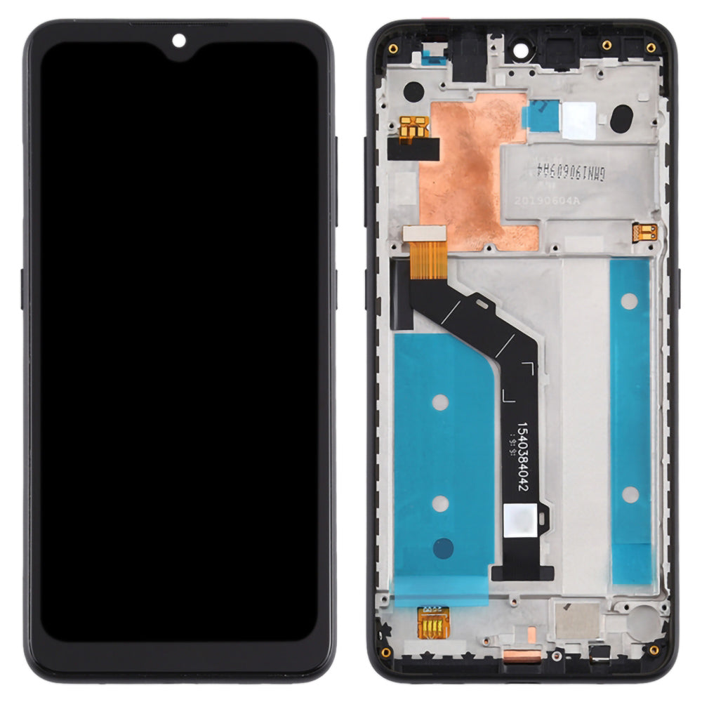 For Nokia 7.2 Grade S OEM LCD Screen and Digitizer Assembly + Frame Part