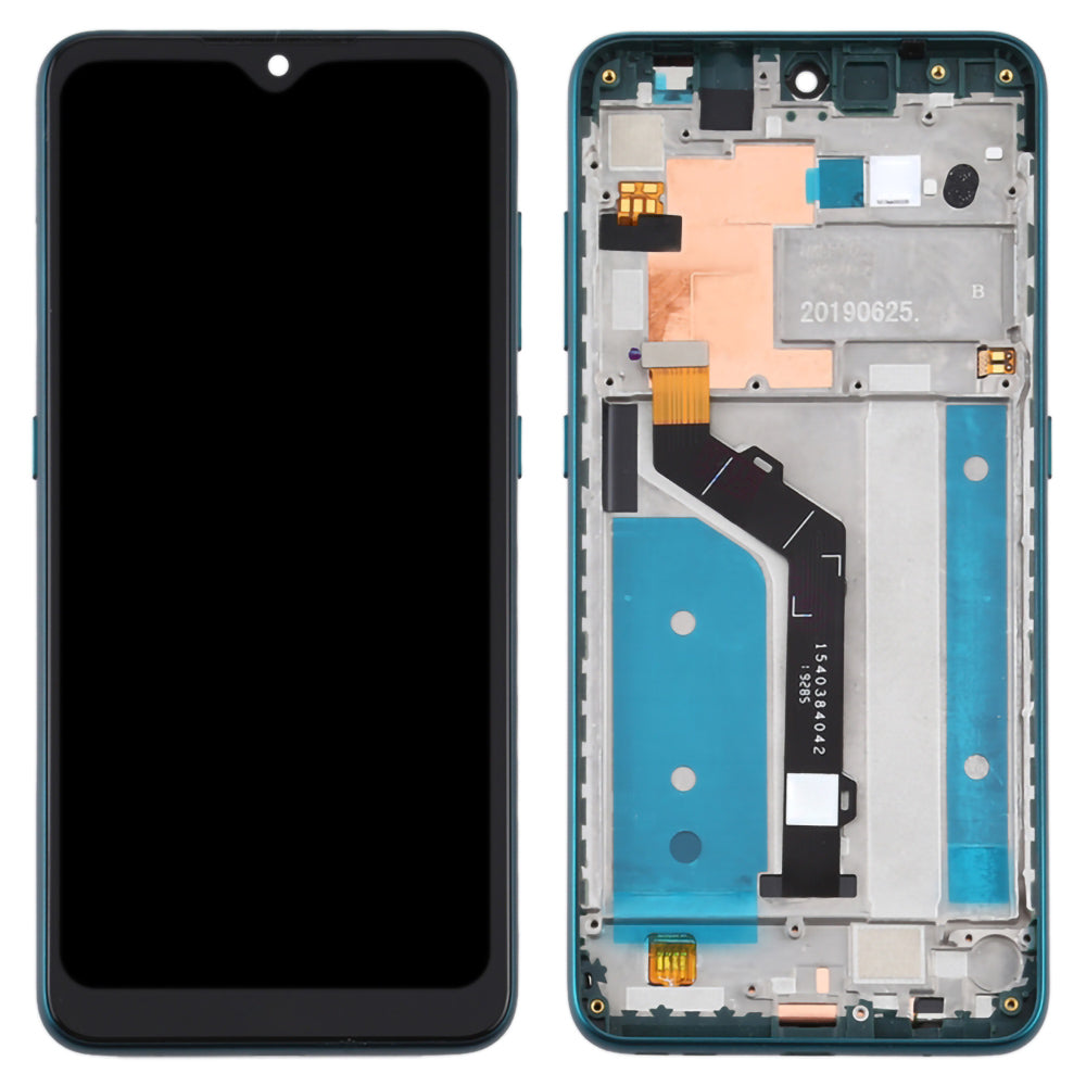 For Nokia 7.2 Grade S OEM LCD Screen and Digitizer Assembly + Frame Part