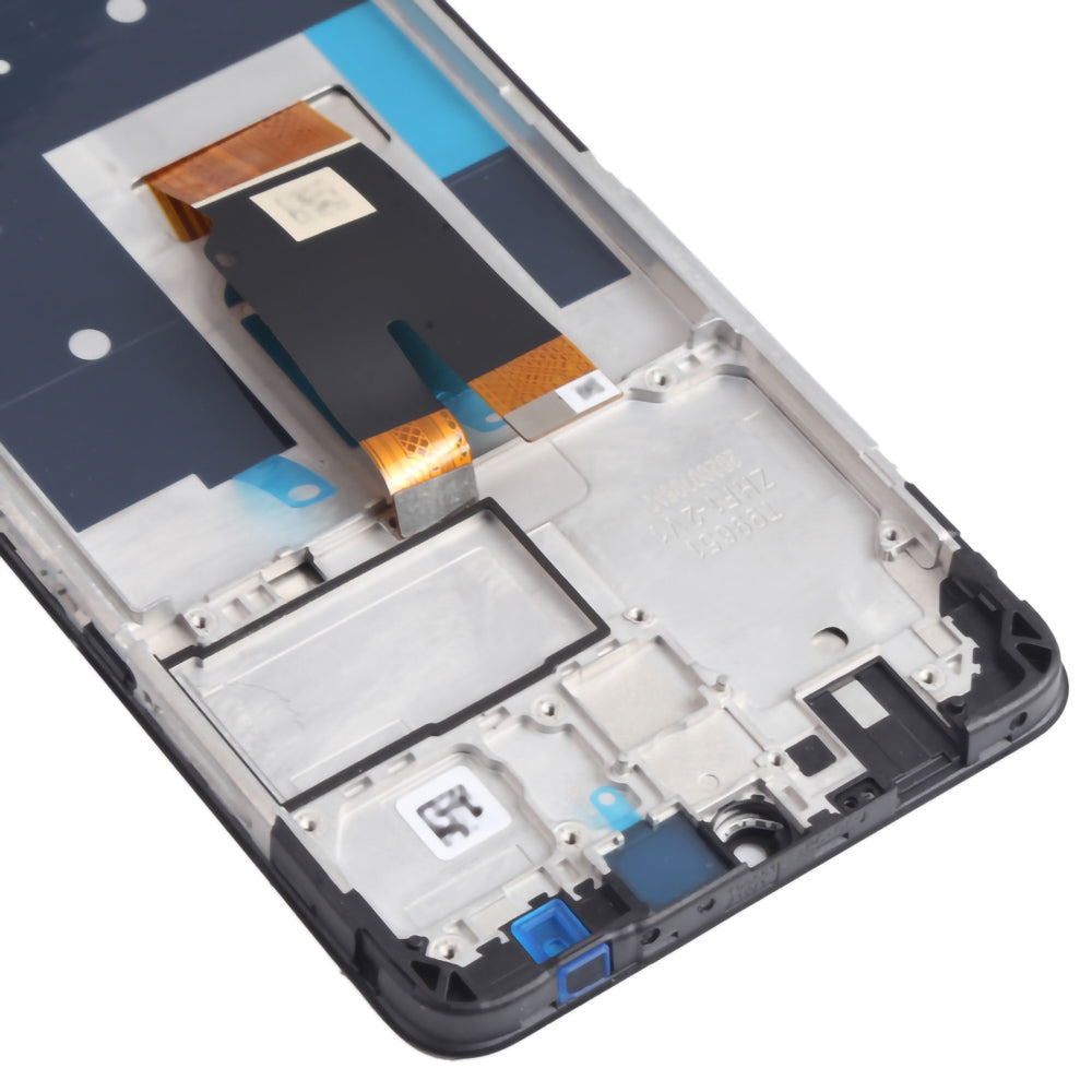 For Nokia 2.4 Grade S OEM LCD Screen and Digitizer Assembly + Frame Part - Black