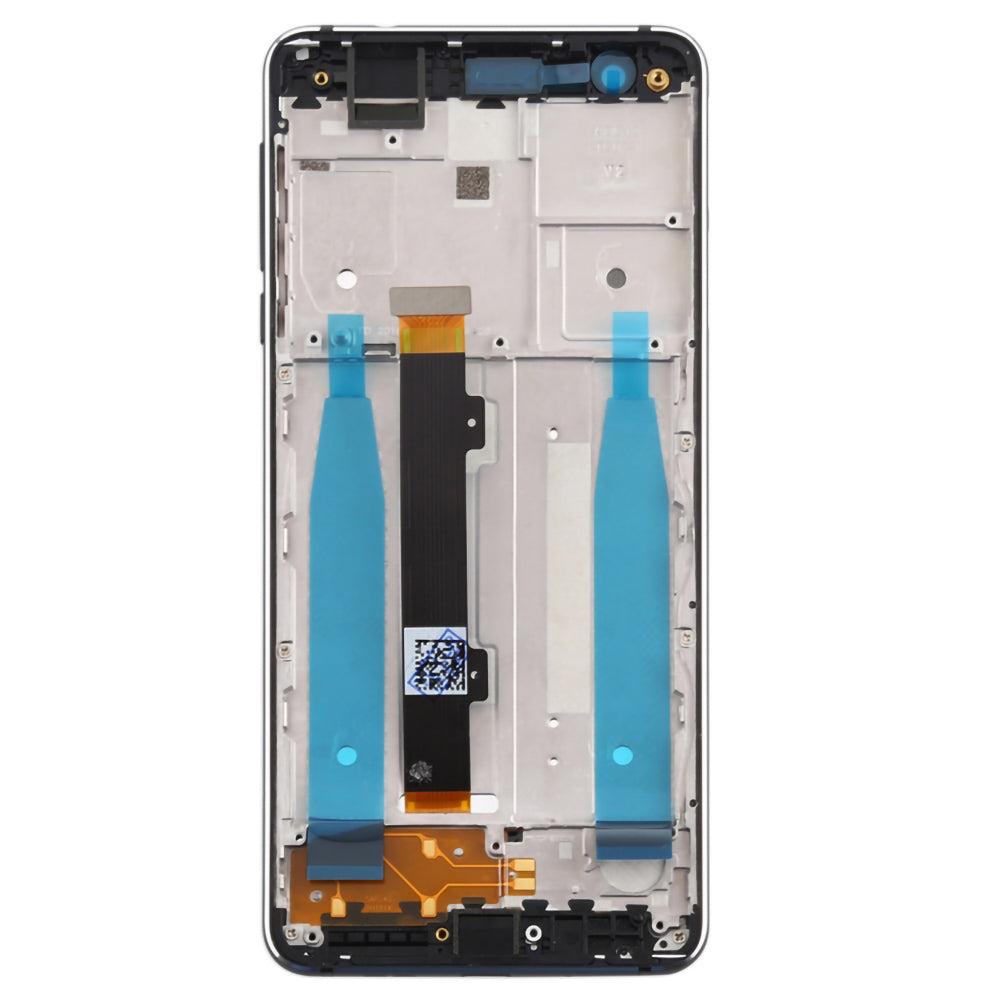 For Nokia 3.1 Grade S OEM LCD Screen and Digitizer Assembly + Frame Part - Black