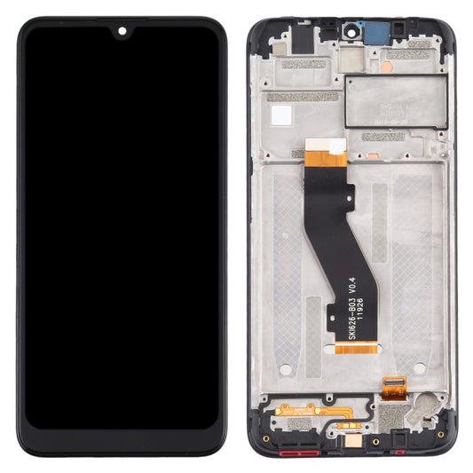 For Nokia 3.2 Grade S OEM LCD Screen and Digitizer Assembly + Frame Part - Black