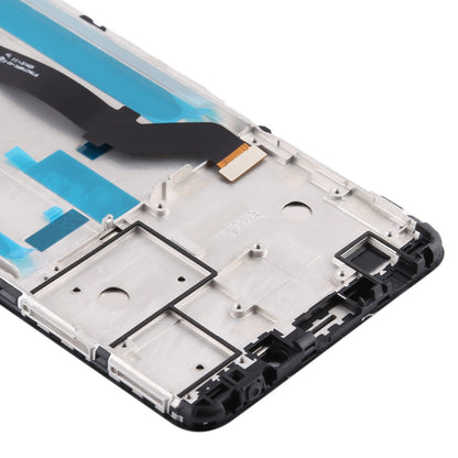 For Nokia 3.1 Plus Grade S OEM LCD Screen and Digitizer Assembly + Frame Part - Black