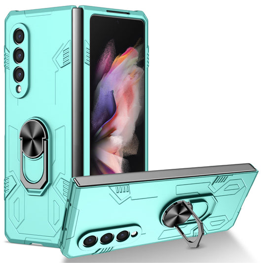 For Samsung Galaxy Z Fold3 5G Folding Phone Case PC+TPU Shockproof Kickstand Function Protective Cover