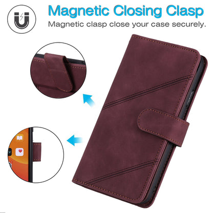 For iPhone 13 Pro 6.1 inch Drop Resistant Imprinted PU Leather Stand Cover with Multiple Card Slots and Cash Pocket