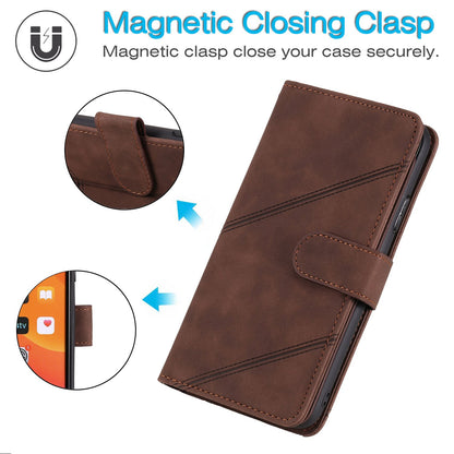 For iPhone 13 Pro 6.1 inch Drop Resistant Imprinted PU Leather Stand Cover with Multiple Card Slots and Cash Pocket