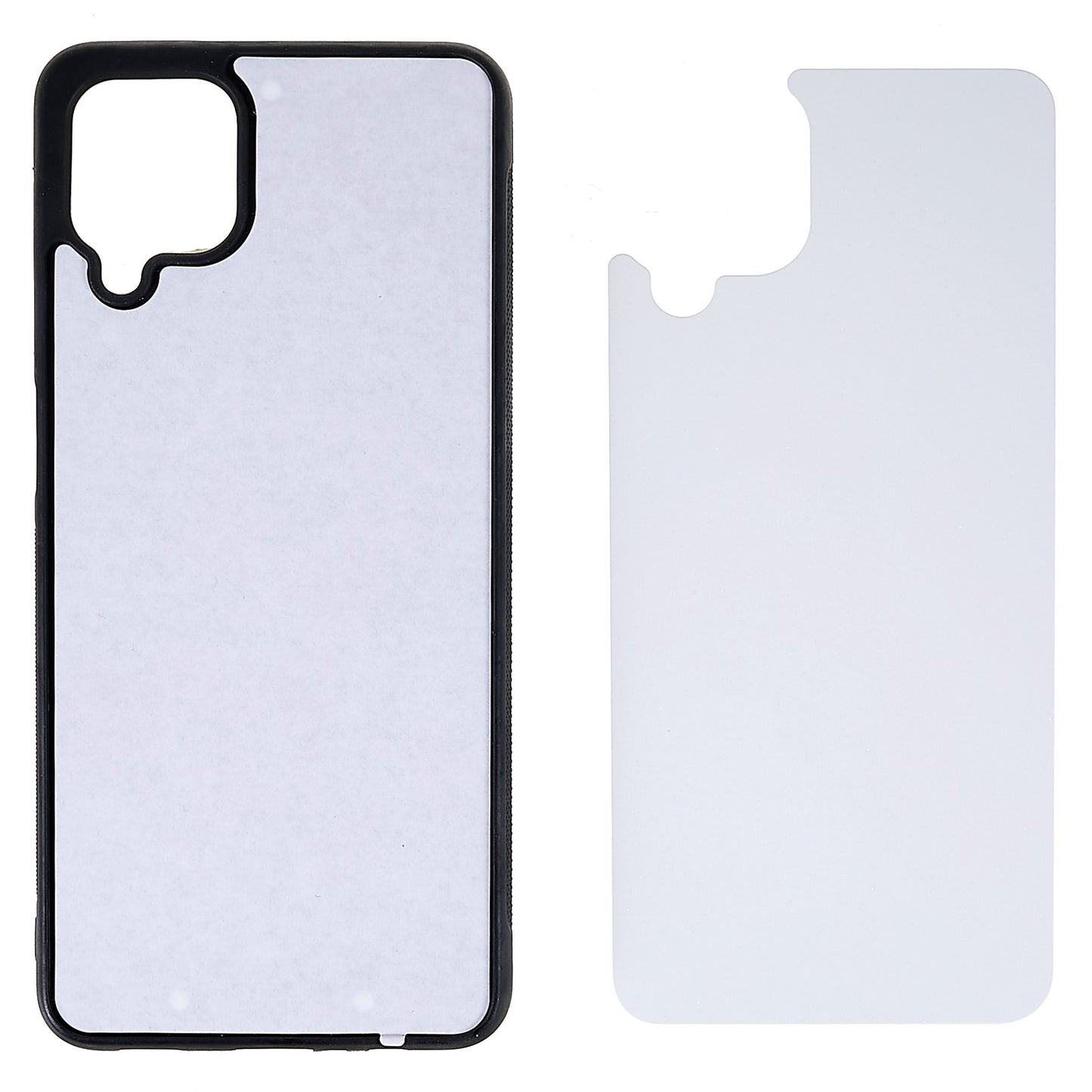For Samsung Galaxy A12 TPU+PC+Aluminum Sheet Phone Cover Heat Transfer Printing Phone Case
